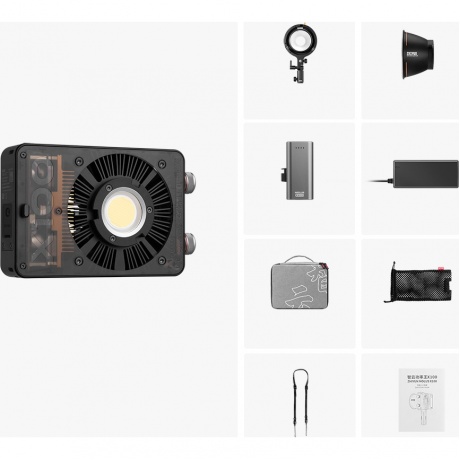 Осветитель Zhiyun MOLUS X100 COMBO (PL105) - фото 19