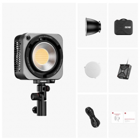 Осветитель Zhiyun Molus G200 (PL109) - фото 6