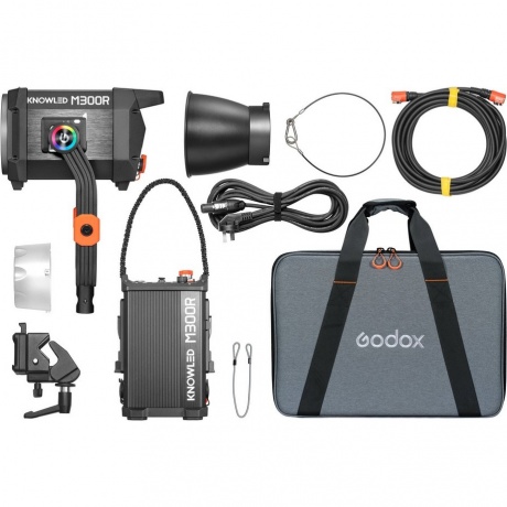 Осветитель светодиодный Godox Knowled M300R K1 студийный - фото 14