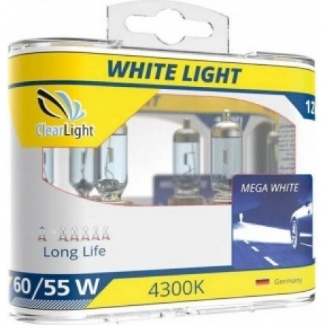 Лампа Clearlight H15 12V-15/55W WhiteLight (компл., 2 шт.)