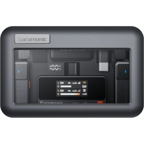 Радиосистема Saramonic Air-02 (TX+TX+RX) 2,4 ГГц приемник + 2 пе...