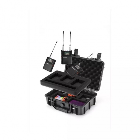 Радиосистема Saramonic K9 (TX+TX+RX) УВЧ приемник + 2 передатчика (кейс) - фото 12