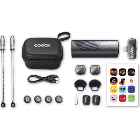 Петличная радиосистема Godox Cube SL Kit 2 для смартфона - фото 18