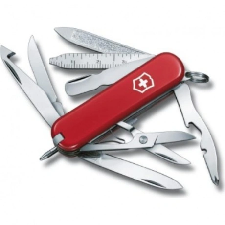 Нож-брелок Victorinox Classic MiniChamp, 58 мм, 16 функций, крас...