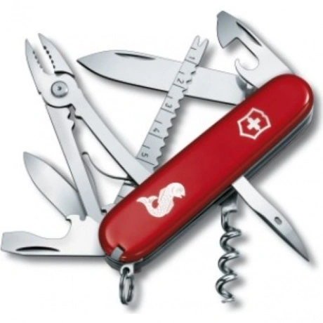 Нож Victorinox Angler, 91 мм, 19 функций, красный