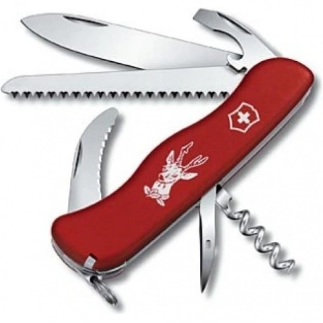 Нож Victorinox Hunter, 111 мм, 12 функций, с фиксатором лезвия, ...