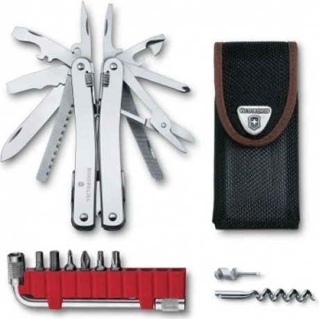 Мультитул Victorinox SwissTool Spirit X Plus, 105 мм, 35 функций...