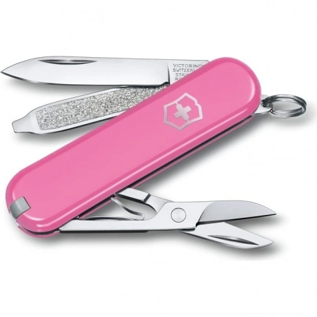 Нож-брелок Victorinox Classic SD Colors, 58 мм, 7 функций, "Cher...