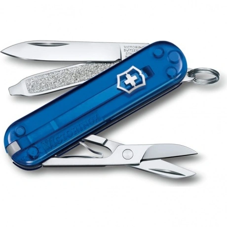 Нож-брелок Victorinox Classic SD Colors, 58 мм, 7 функций, "Deep...