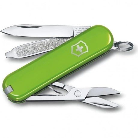 Нож-брелок Victorinox Classic SD Colors, 58 мм, 7 функций, "Smas...