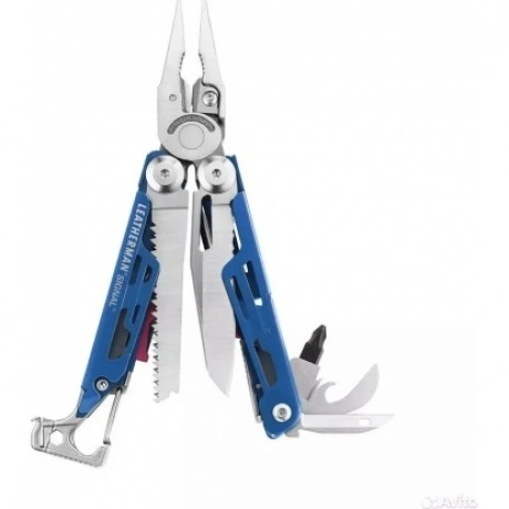 Мультитул Leatherman Signal, 19 функций, синий, нейлоновый чехол