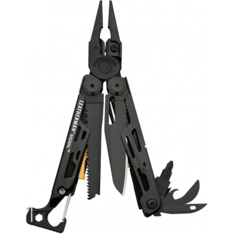 Мультитул Leatherman Signal, 19 функций, черный, нейлоновый чехо...