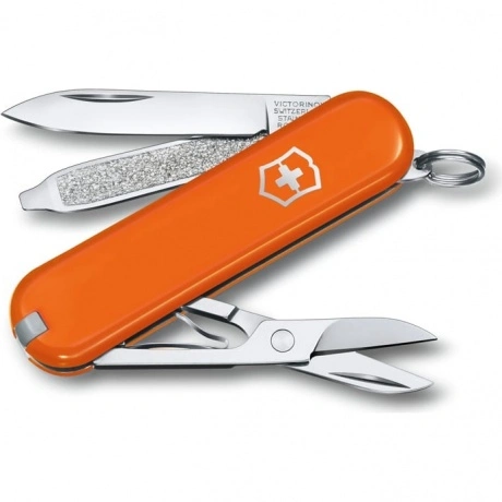 Нож-брелок Victorinox Classic SD Colors, 58 мм, 7 функций, "Mang...