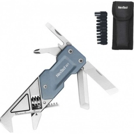 Мультитул-ключ Nextool (Xiaomi) Light Wrench W1 с набором бит, 6...