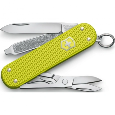 Нож перочинный Victorinox Classic SD Alox, 58 мм, 5 функций, жел...