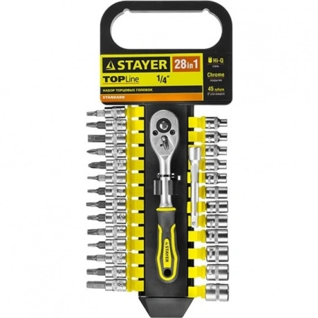 Набор головок Stayer 27754-H28 (28 предметов)