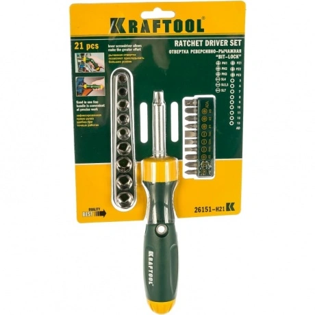 Набор инструментов Kraftool Expert 26151-H21 (21 предмет)