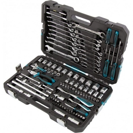 Набор инструментов, 1/4", 1/2", CrV, 120 зубьев, 101 предмет Gro...