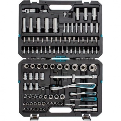 Набор инструментов, 1/4", 1/2", CrV, 120 зубьев, 109 предметов G...