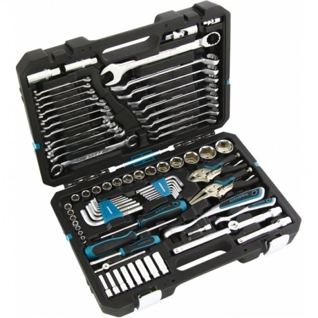Набор инструментов, 1/4", 1/2", CrV, 120 зубьев, 78 предметов Gr...