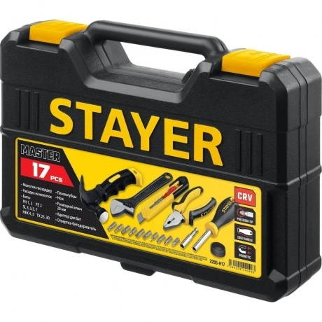 Набор инструмента для дома универсальный STAYER Master-17, 17 пр...