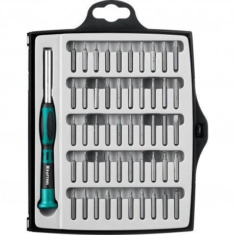Отвертка для точных работ KRAFTOOL Precision-51, 51 предмет (256...