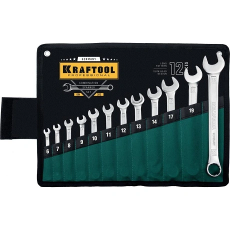 Набор комбинированных гаечных ключей Kraftool 27079-H12_z01, 6 -...