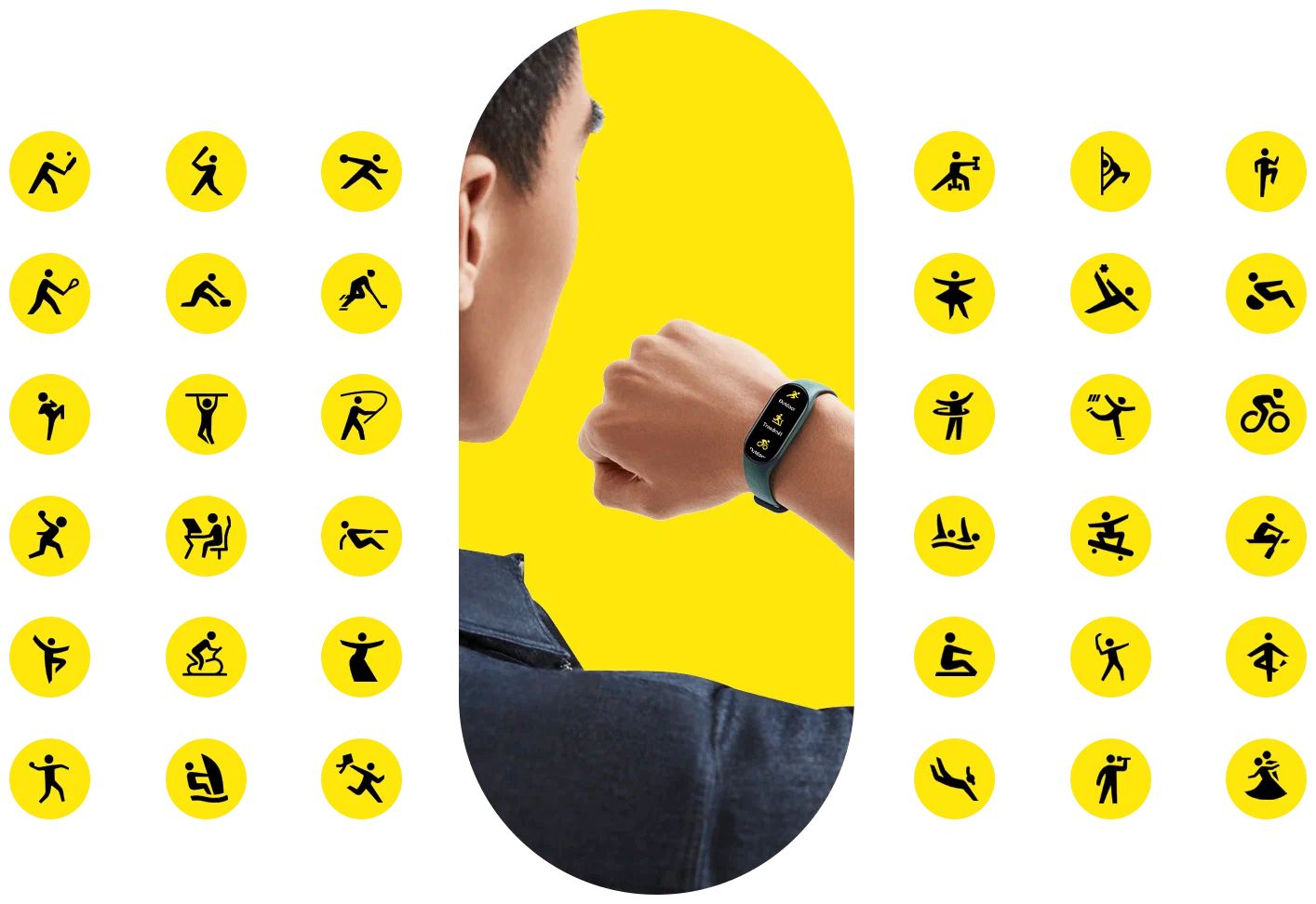Фитнес браслет Xiaomi Mi Smart Band 7 - фото 7