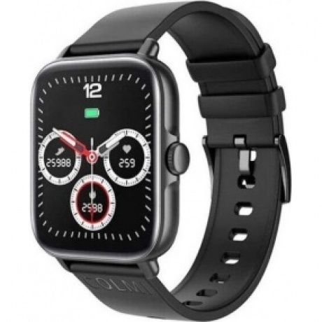 Умные часы Colmi P28 Plus Silicone Strap Black-Black - фото 1