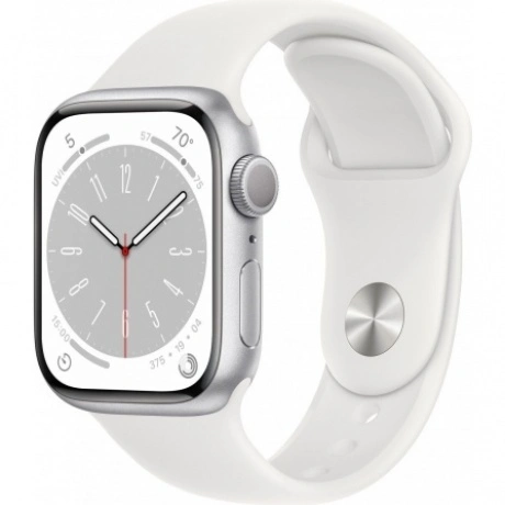 Умные часы Apple Watch Series 8 45мм M/L (MP6Q3LL/A) Silver