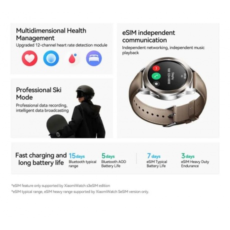 Умные часы Xiaomi Watch S3 Silver - фото 5