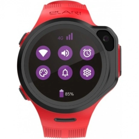 Детские умные часы Elari 4GR M Red