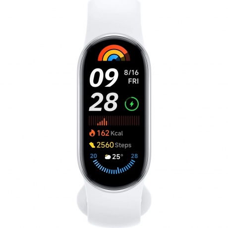 Умные часы Xiaomi Smart Band 9 (BHR8340GL) Glacier Silver - фото 2