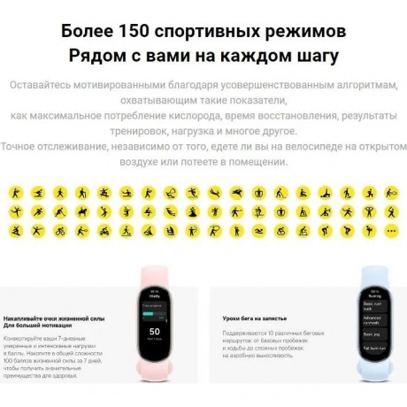 Умные часы Xiaomi Smart Band 9 (BHR8340GL) Glacier Silver - фото 23