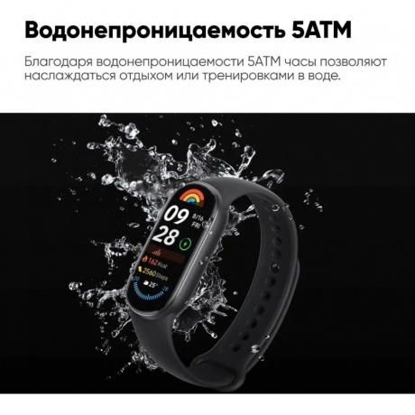 Умные часы Xiaomi Smart Band 9 (BHR8340GL) Glacier Silver - фото 9