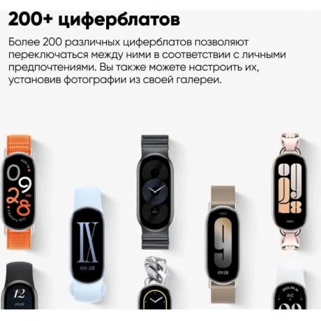 Умные часы Xiaomi Smart Band 9 (BHR8340GL) Glacier Silver - фото 10