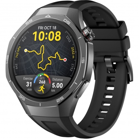 Умные часы Huawei Watch GT 5 Pro (55020DGH) Black - фото 1