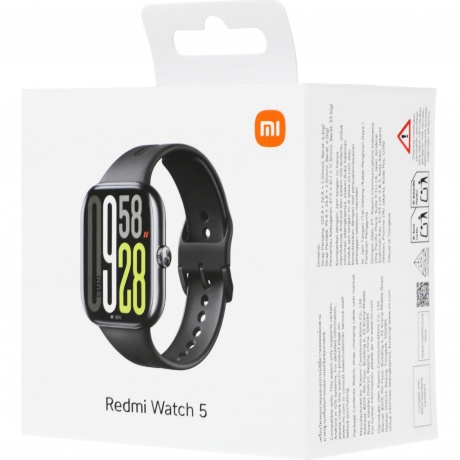Умные часы Xiaomi Redmi Watch 5 (BHR9389GL) Obsidian Black - фото 11