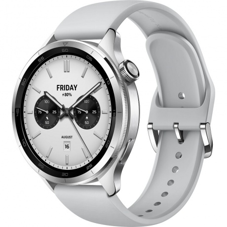 Умные часы Xiaomi Watch S4 (BHR9197GL) Silver - фото 1