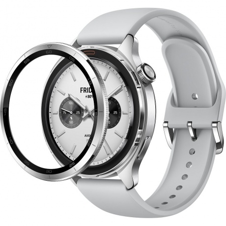 Умные часы Xiaomi Watch S4 (BHR9197GL) Silver - фото 4