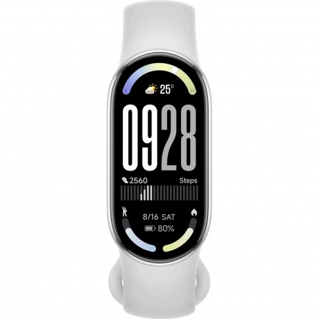 Умные часы Xiaomi Smart Band 10 (BHR07PSGL) Glacier Silver - фото 3
