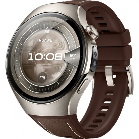 Смарт-часы Huawei Watch 5 46 mm (55020EVM) Brown - фото 1