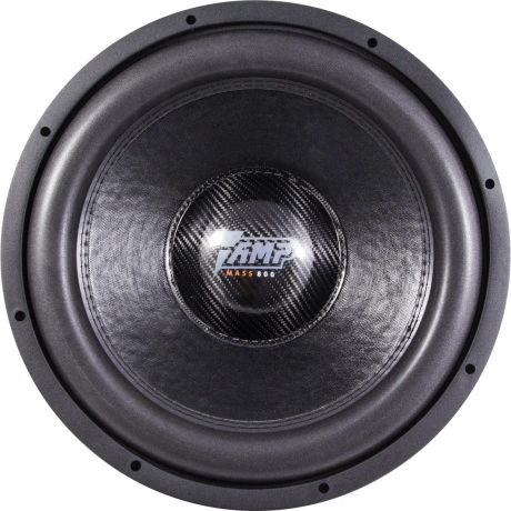 Сабвуферный динамик AMP MASS 800 15D2 v2, 2+2 Ом