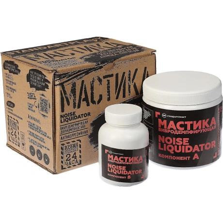 Двухкомпонентная вибродемпфирующая мастика STP NoiseLiquidator, ...