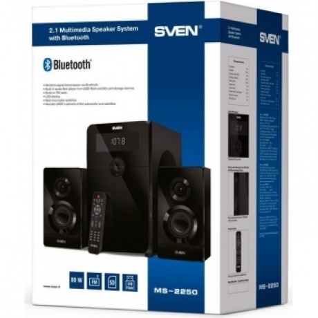 Акустическая система Sven MS-2250 2.1 черный - фото 9