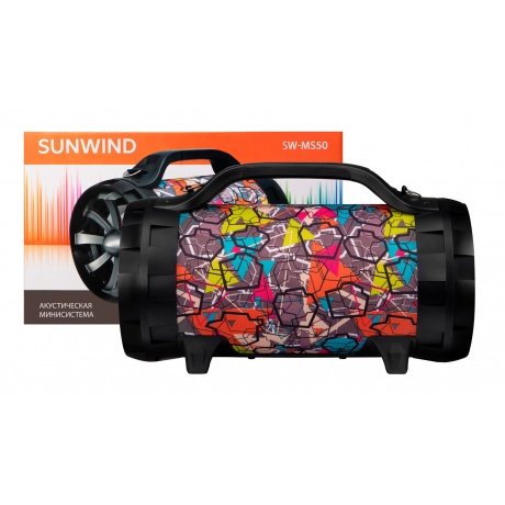 Минисистема SunWind SW-MS50 черный 45Вт - фото 20