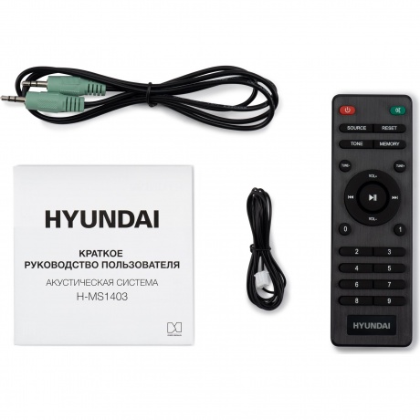 Микросистема Hyundai H-MS1403 черный 60Вт FM BT - фото 11