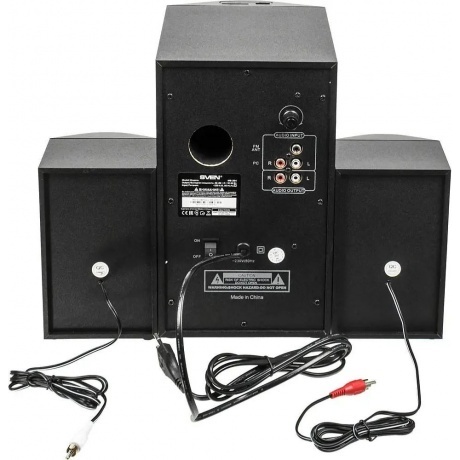 Акустическая система SVEN MS-304 2.1 чёрный - фото 4