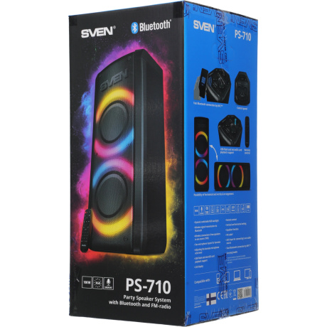 Акустическая система SVEN АС PS-710 100 Вт чёрный - фото 10
