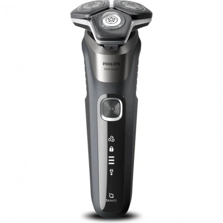 Электробритва Philips S5887/50 реж.эл.:3 питан.:аккум. серый